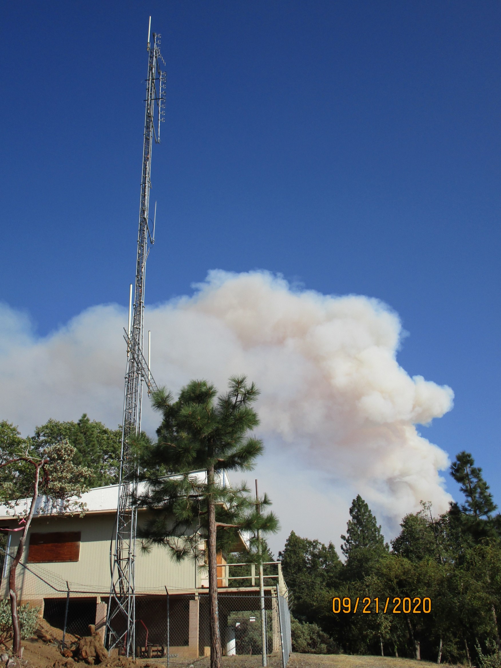 Meadow tower during creek fire 2020